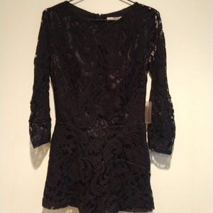 Black Lace Romper - Forever 21